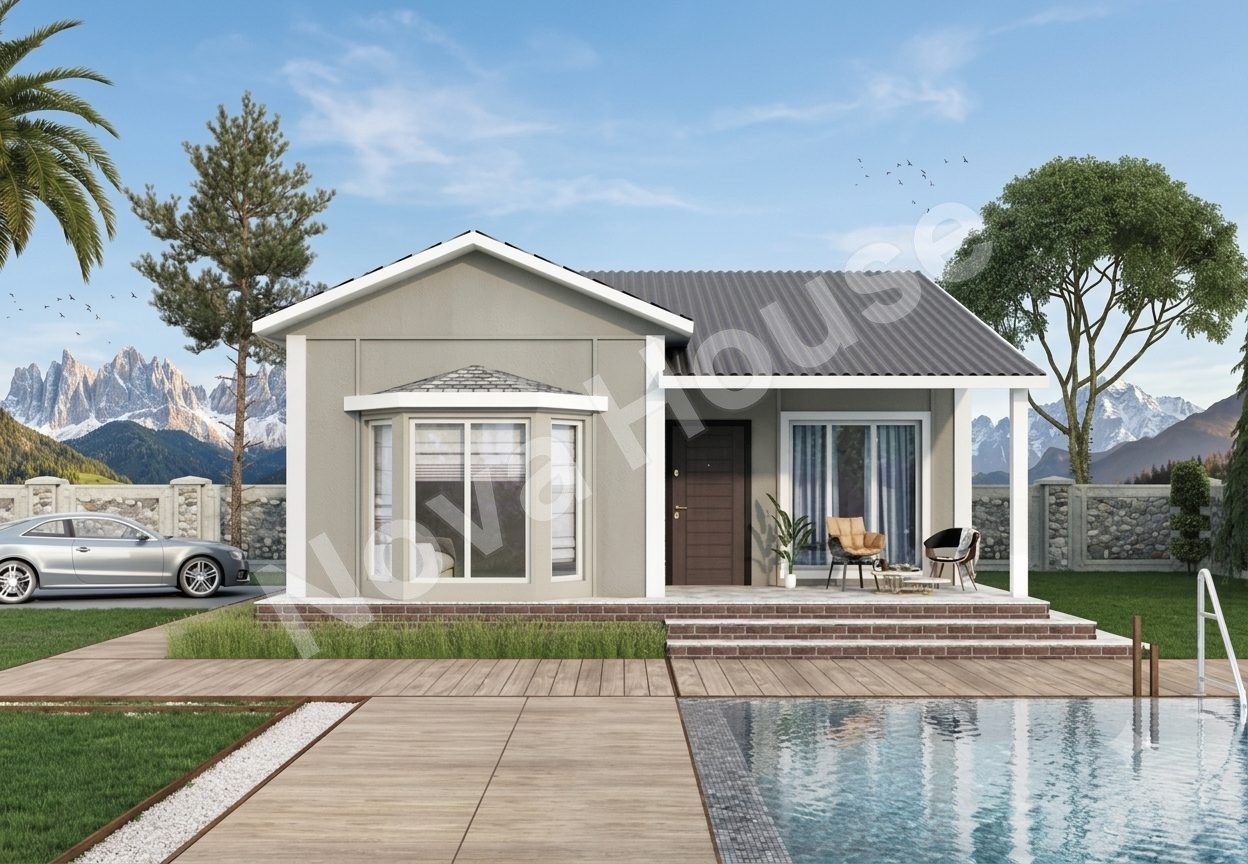 Сглобјаема кашта 74 m² 2+1