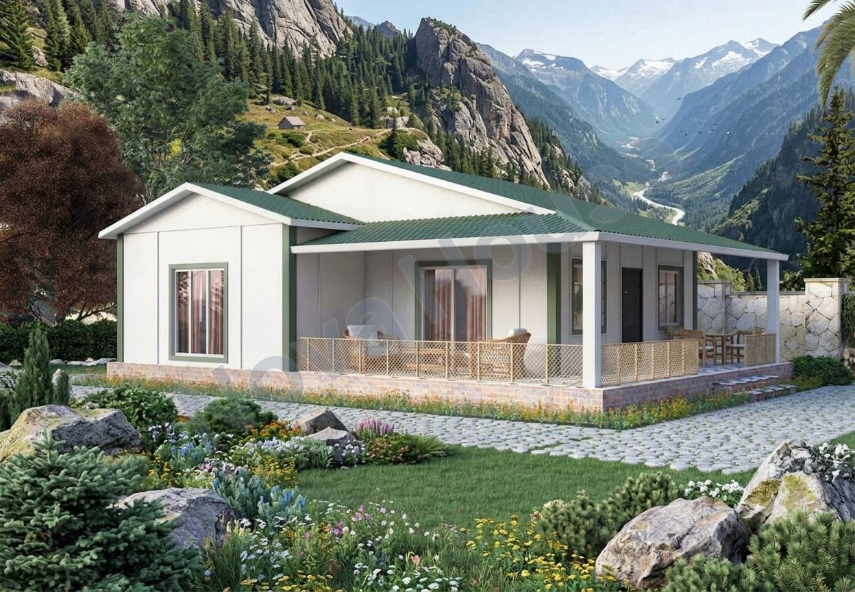Сглобјаема кашта 108 m² 2+1