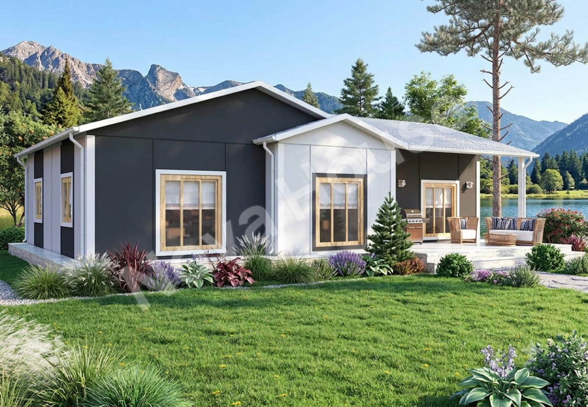 Сглобјаема кашта 113 m² 3+1+1