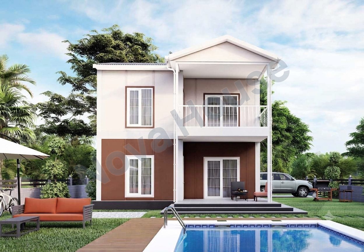 Сглобјаема кашта 110 m² 2+1+1
